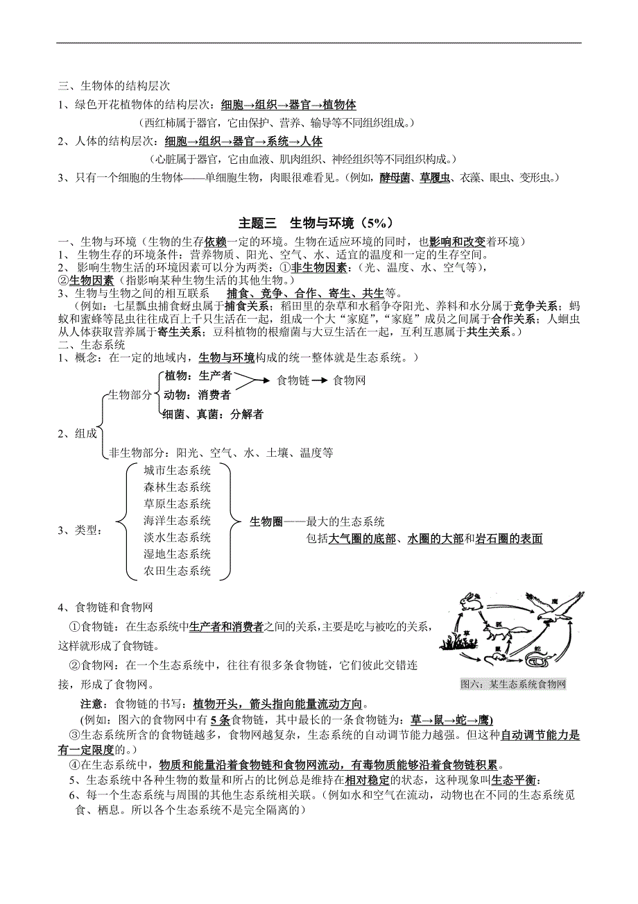 2016初中生物结业考试知识点复习_第2页