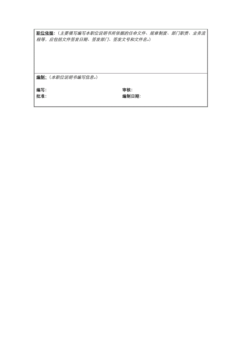 广告宣传员职位说明书_第3页