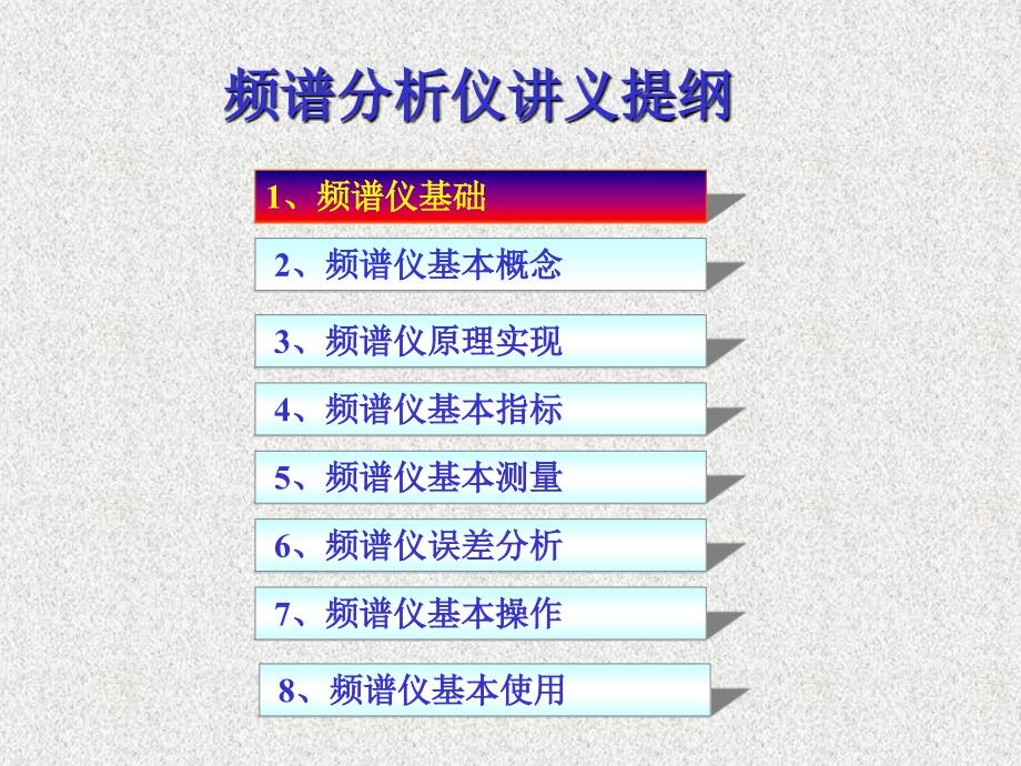 频谱仪基本使用频谱分析仪基本操作_第2页