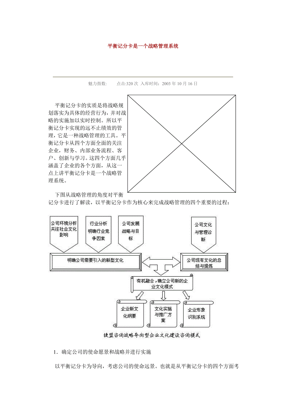 平衡记分卡战略管理系统_第1页