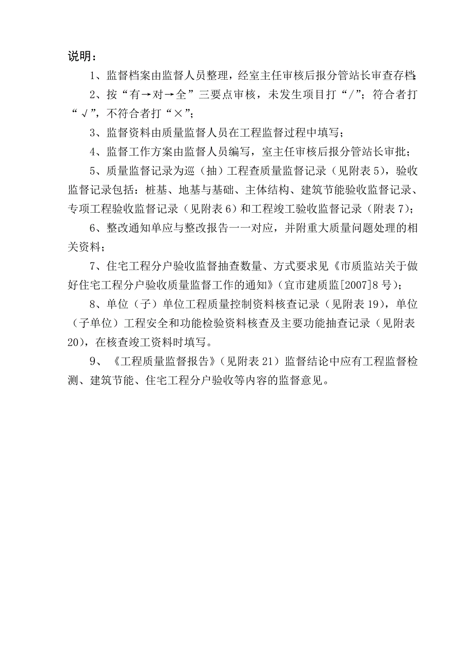 工程质量监督资料审查清单及档案_第3页