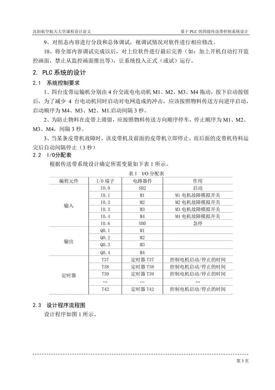 基于 plc 的四级传送带控制系统设计_第5页