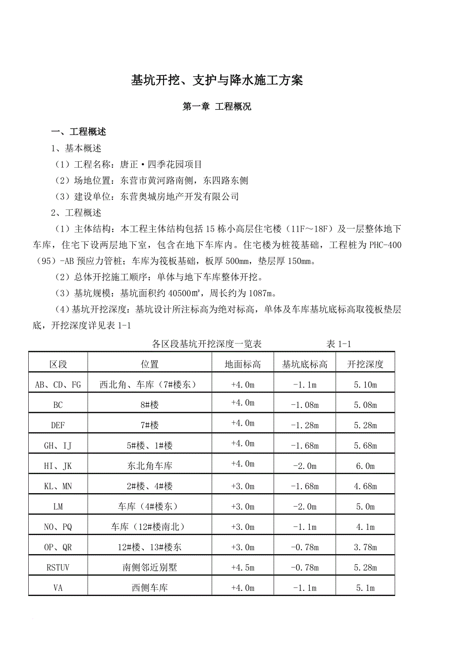 环境管理_基坑开挖、支护与降水施工方案_第4页