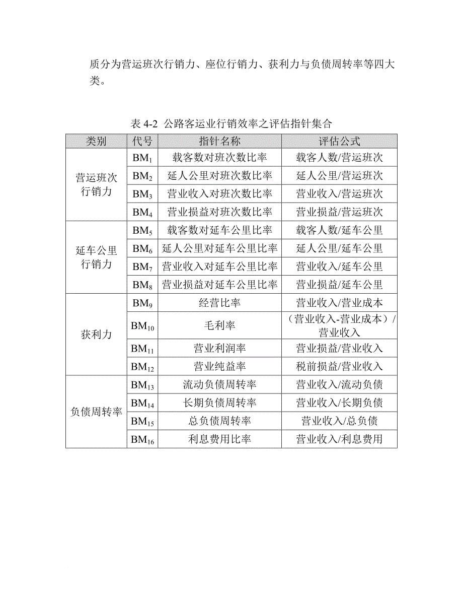 绩效考核_运输企业的绩效评估概述10_第5页