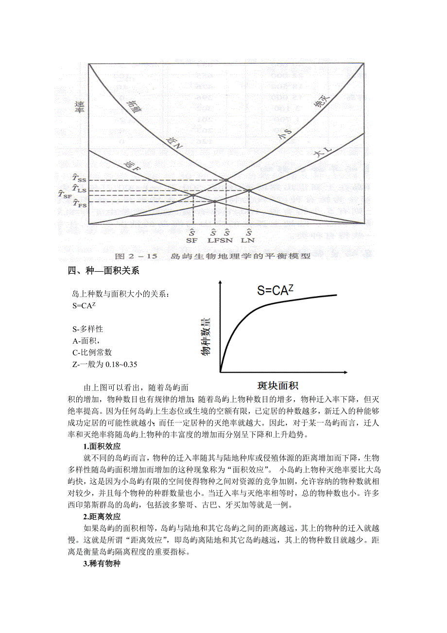 岛屿生物地理学理论及应用_第2页