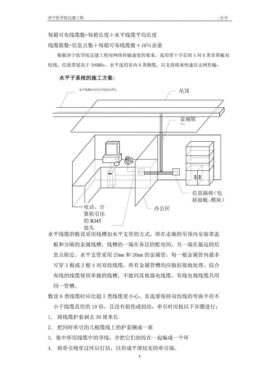 综合布线办公楼布线解读_第5页