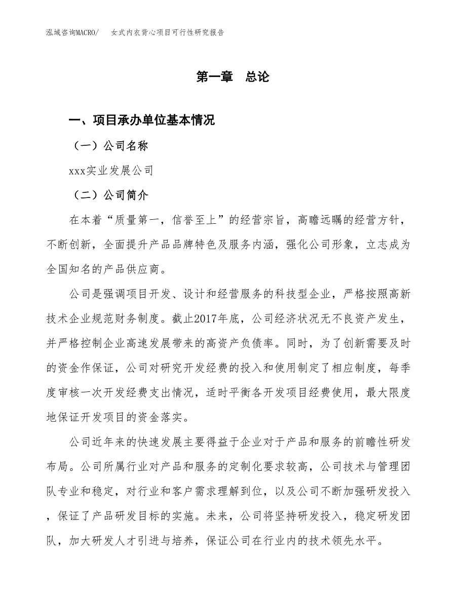 女式内衣背心项目可行性研究报告（总投资12000万元）_第3页