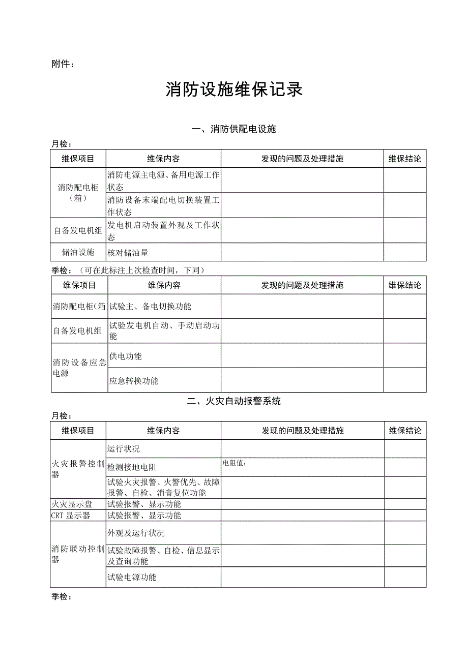 4、消防设施维护保养报告书.doc_第4页