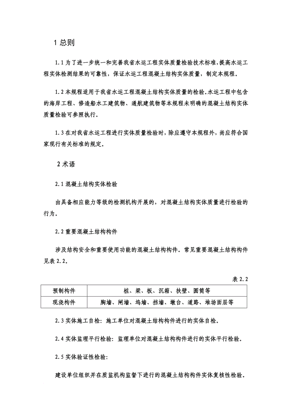 环境管理_水运工程混凝土结构实体质量检验规程介绍_第3页