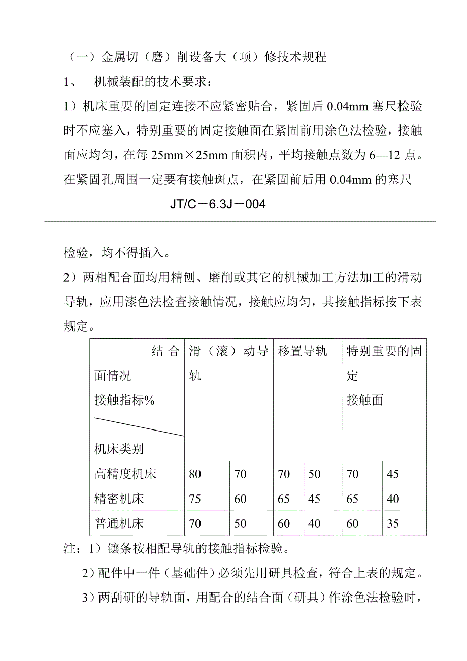 设备管理_某机械公司设备大项维修技术规程_第4页