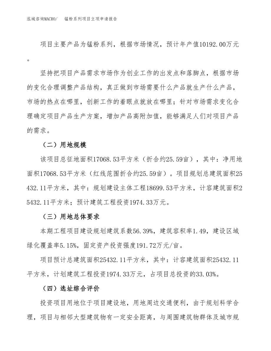 锰粉系列项目立项申请报告.docx_第5页