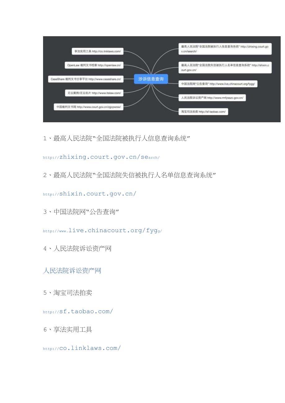 法律尽职调查工具集成尽调网站篇资料_第2页