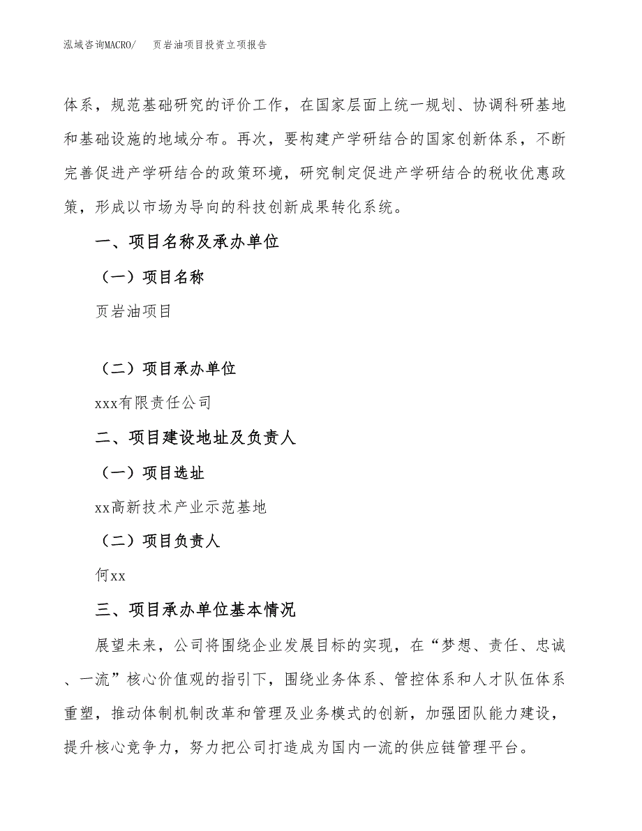 页岩油项目投资立项报告.docx_第2页