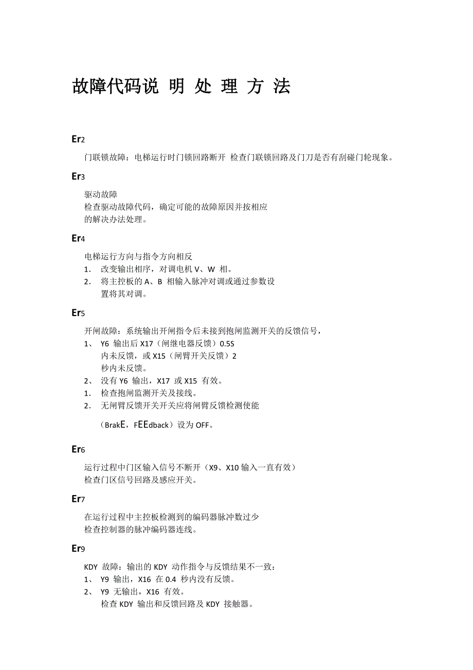 蓝光故障代码及处理方法资料_第1页