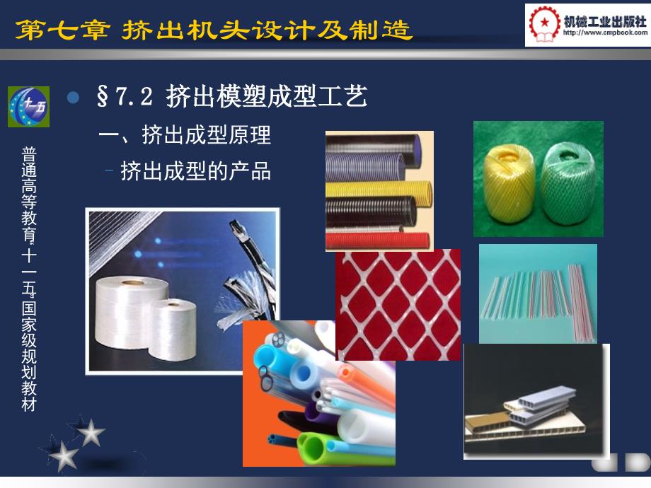 塑料模具设计与制造 教学课件 ppt 作者 李学锋主编第七章挤出机头的设计及制造_第3页