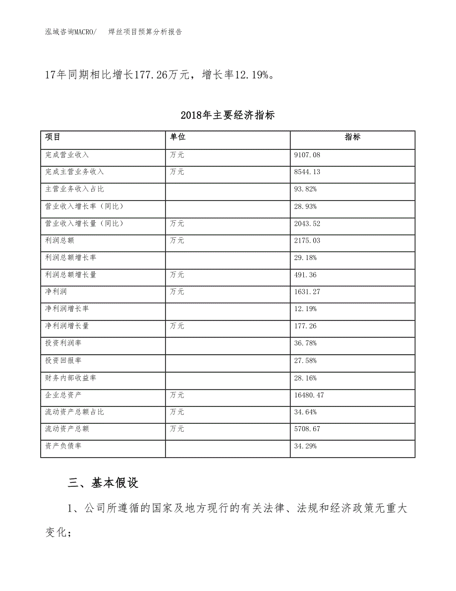 焊丝项目预算分析报告_第4页