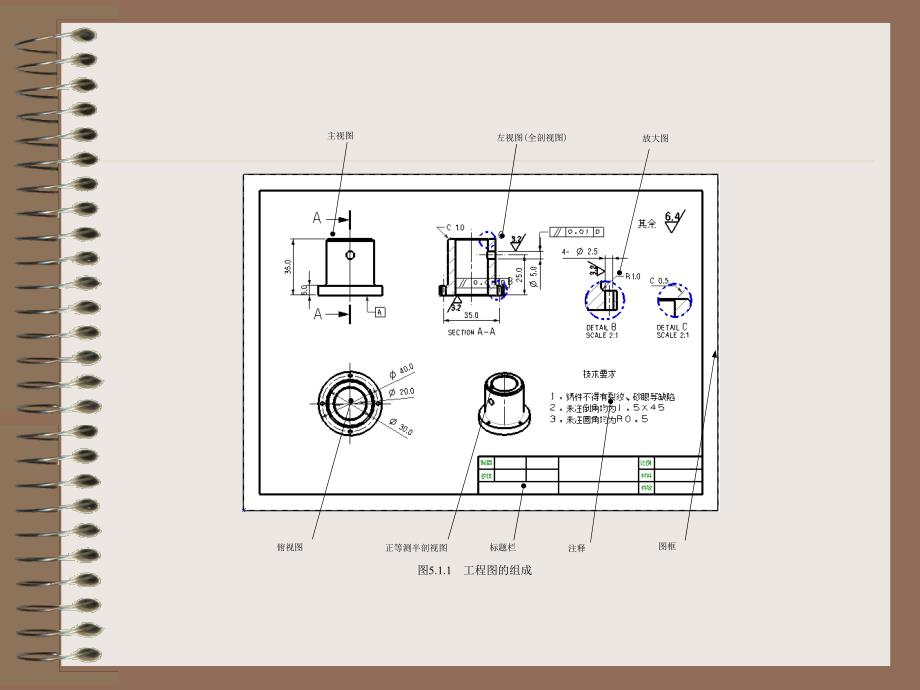 UG NX 5.0机械设计教程 教学课件 ppt 作者 展迪优第5章 创建工程图_第4页