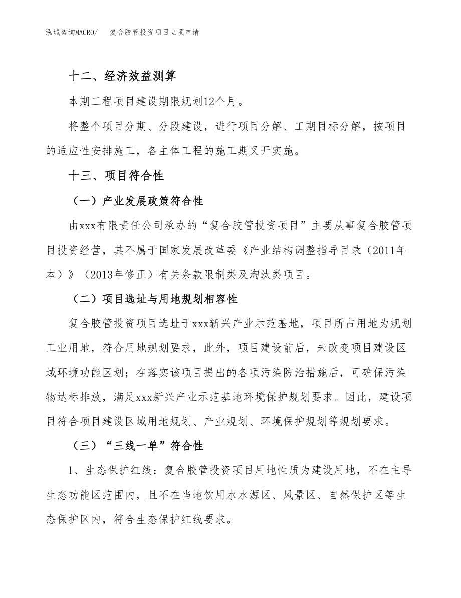 复合胶管投资项目立项申请模板.docx_第5页