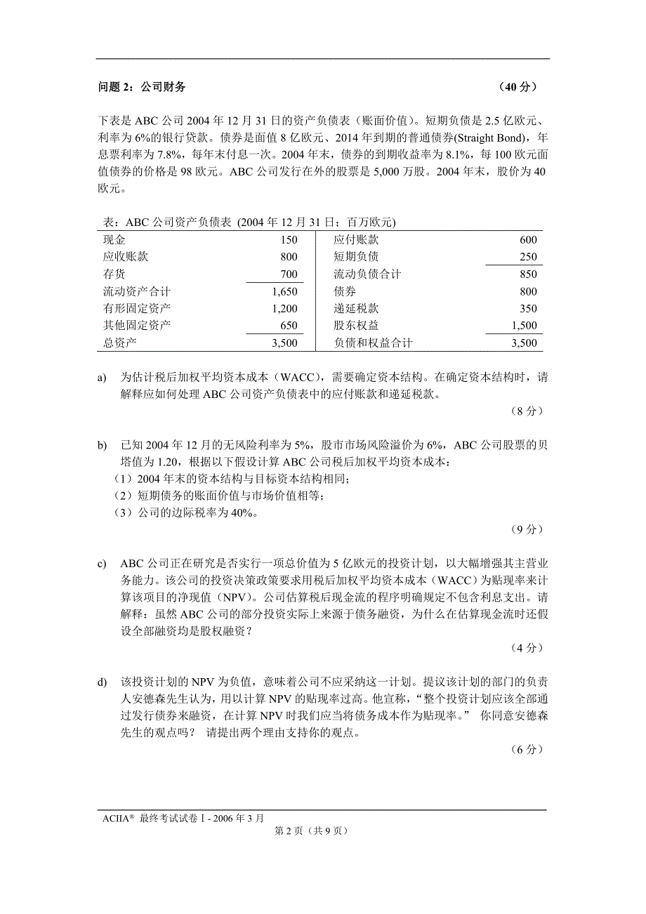 2006031试卷CIIA考试资料.doc_第2页