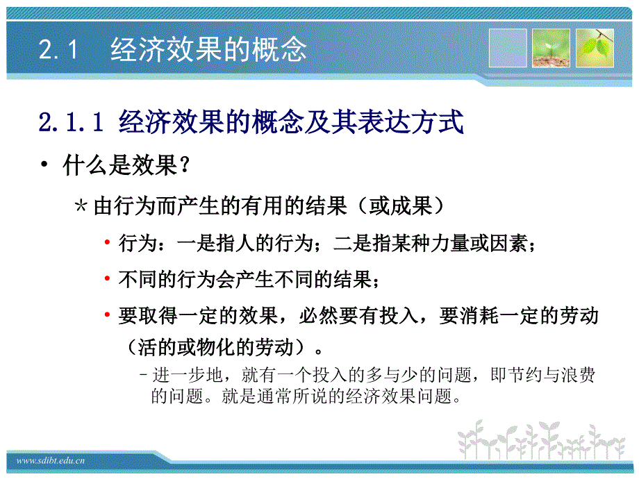 工程经济学 教学课件 ppt 作者 綦振平 002第2章 经济效果及工程经济分析的基本原理_第3页