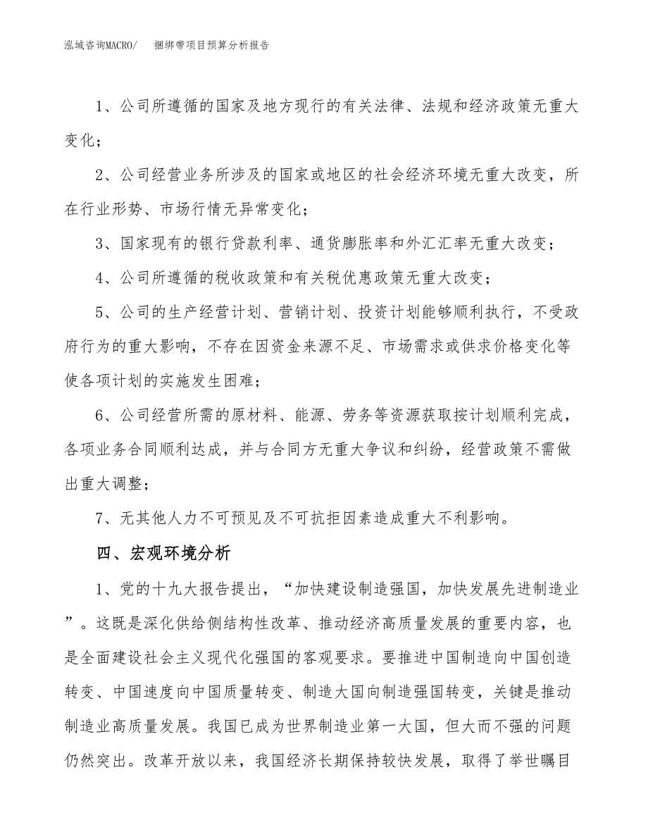 捆绑带项目预算分析报告_第5页