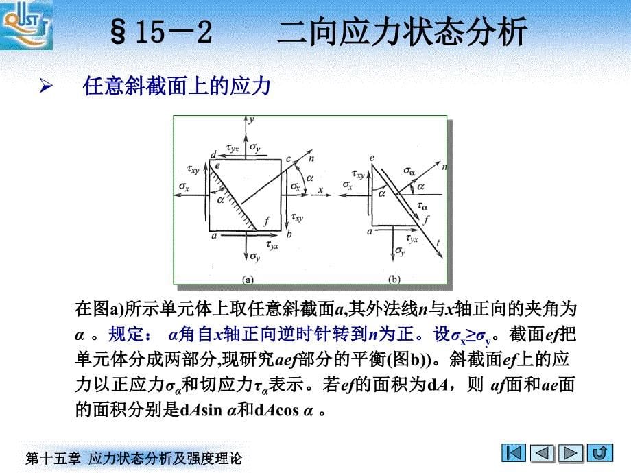 工程力学简明教程 教学课件 ppt 作者 苏德胜 韩淑洁第十五章 应力状态分析及强度理论第十五章 应力状态分析及强度理论_第5页