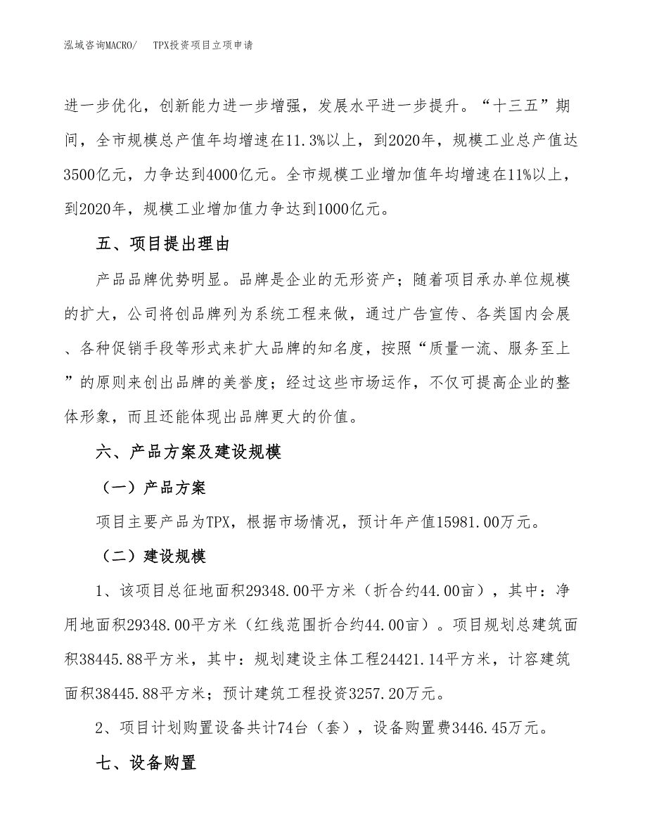 TPX投资项目立项申请模板.docx_第3页