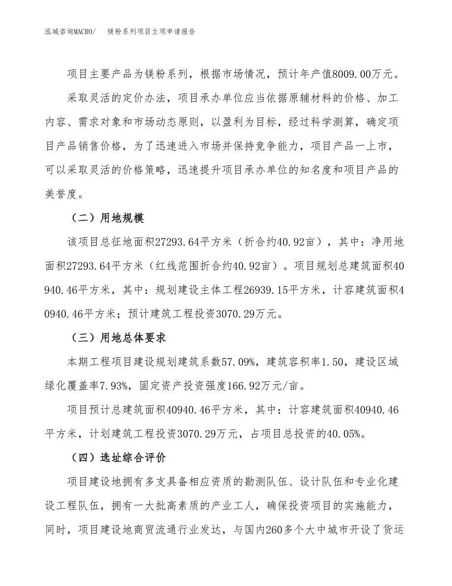 镁粉系列项目立项申请报告.docx_第5页