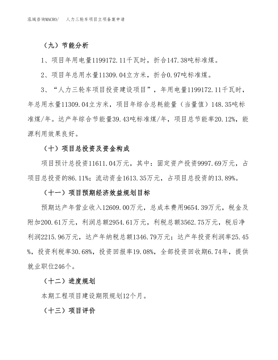 人力三轮车项目立项备案申请.docx_第3页