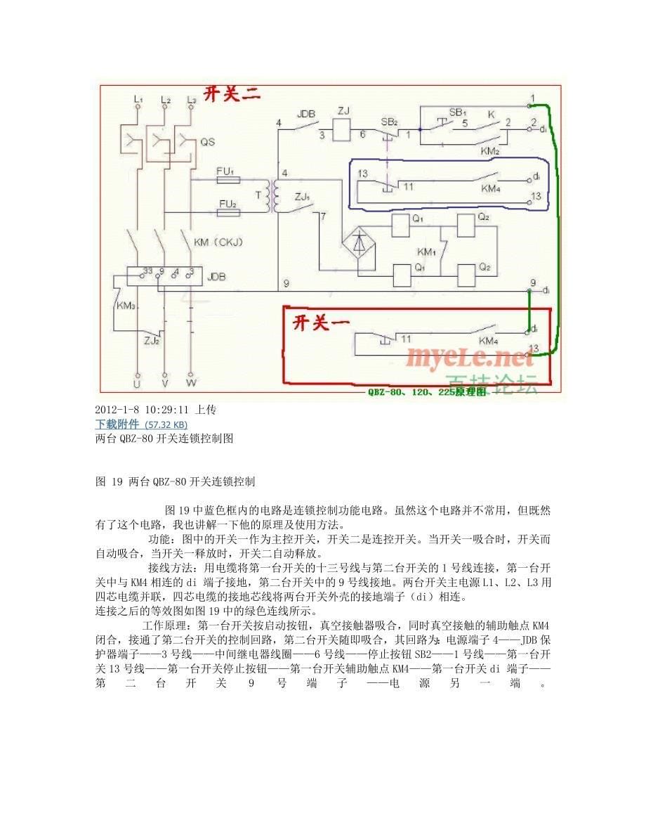 QBZ-80开关原理详解、故障排除资料_第5页