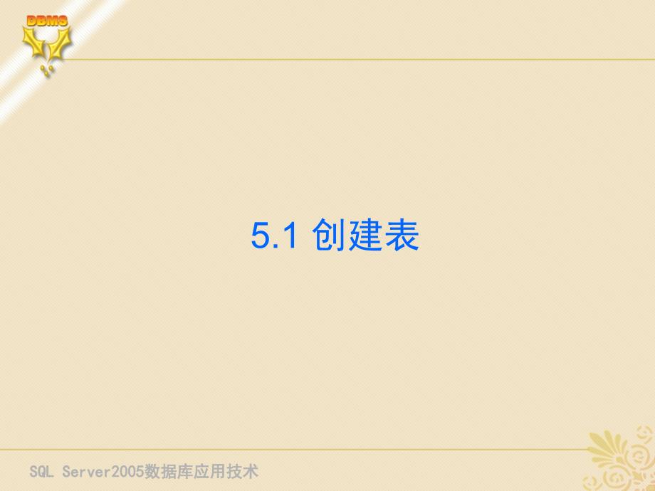 SQL Server 2005 数据库应用技术 教学课件 ppt 作者 刘宏第5章 创建与管理数据表_第2页