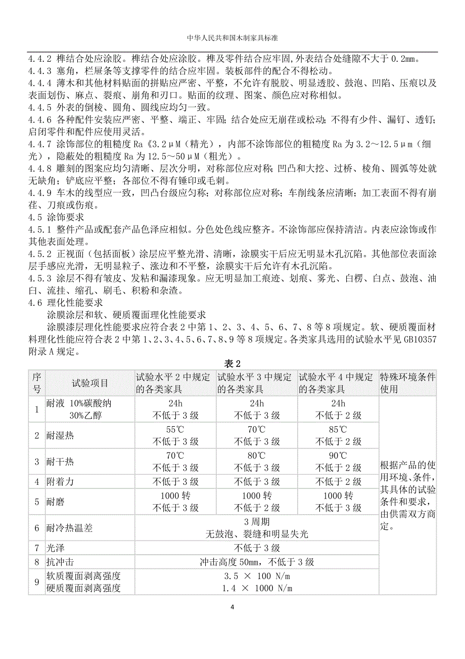 国家木制 家具 标准资料_第4页