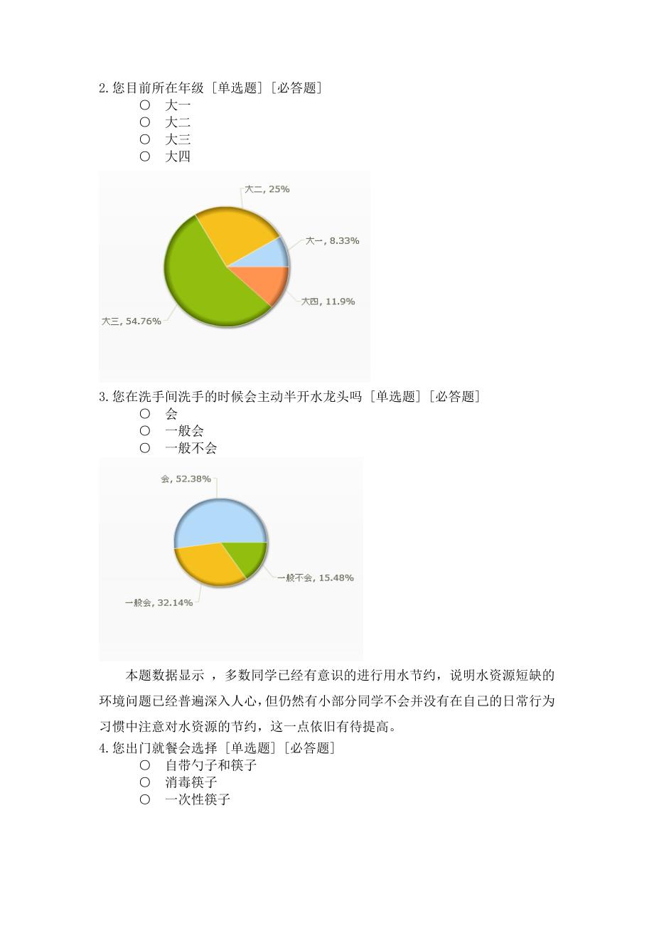 关于大学生环保意识的调查报告资料_第3页