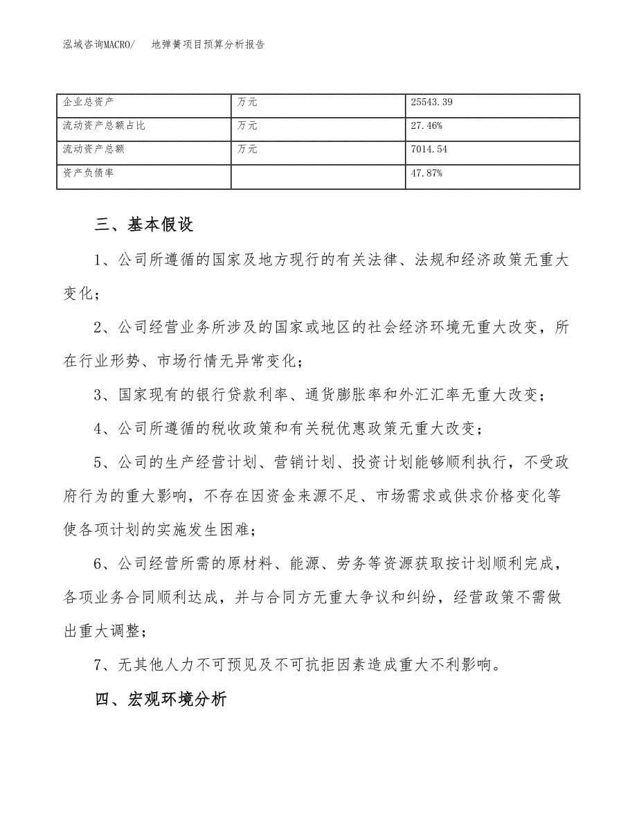 地弹簧项目预算分析报告_第5页