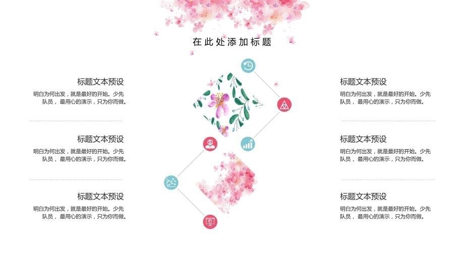 小清新花卉毕业论文答辩通用ppt模板_第5页