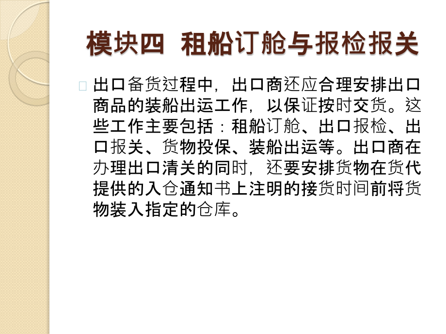 纺织品外贸单证实务 教学课件 ppt 作者外贸单证实务——模块四_第3页