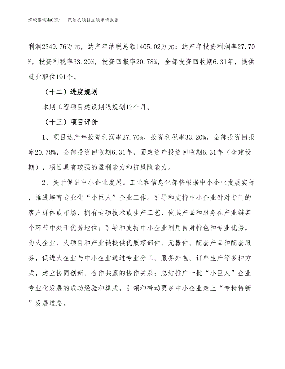 汽油机项目立项申请报告.docx_第4页