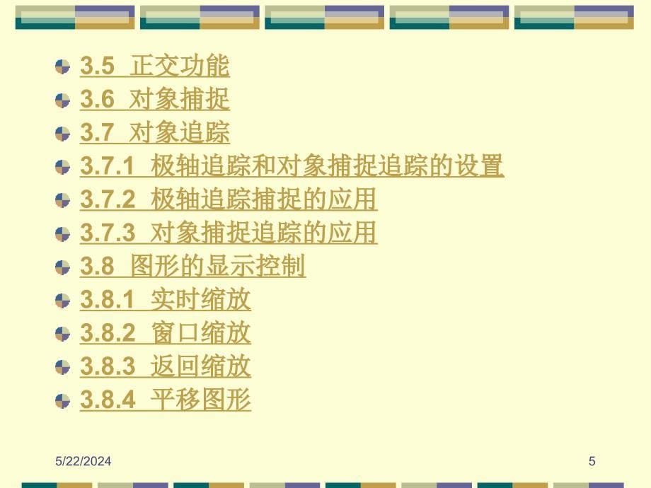 AutoCAD 2005中文版应用教程 教学课件 ppt 作者 刘瑞新目录_第5页