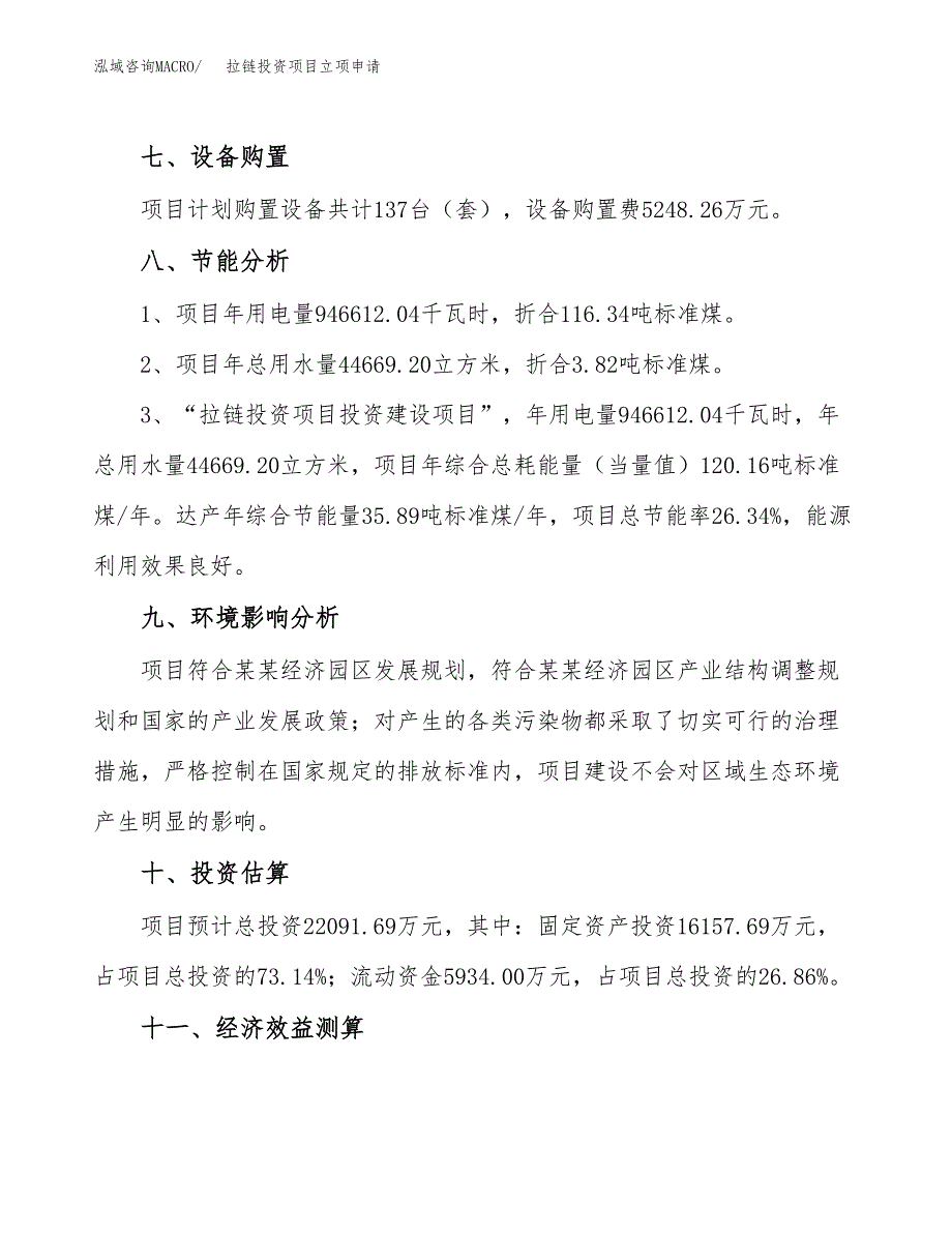 拉链投资项目立项申请模板.docx_第4页