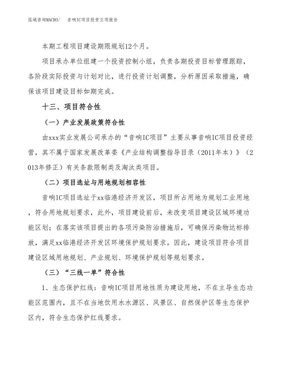 音响IC项目投资立项报告.docx_第5页