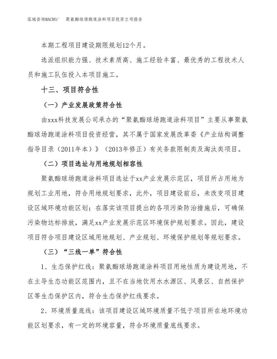 聚氨酯球场跑道涂料项目投资立项报告.docx_第5页