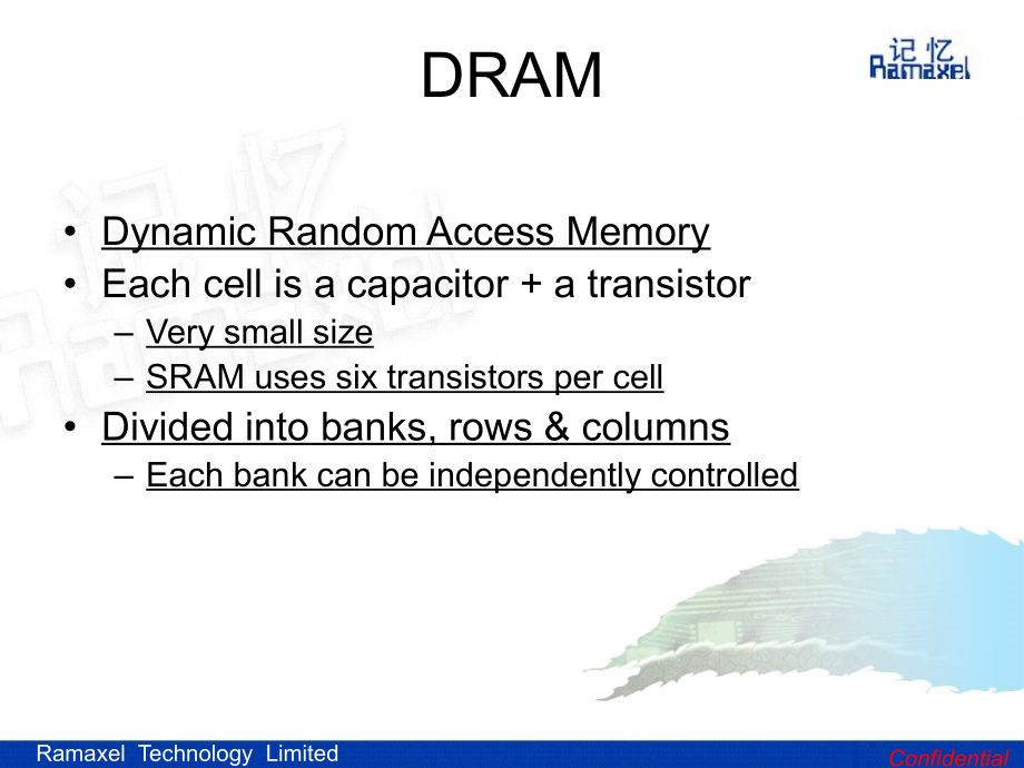 内存基本知识 DRAM 工作 原理课件_第2页