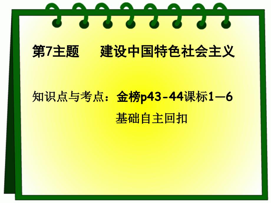 初中历史章节整理现代7建设中国特色社会主义_第1页