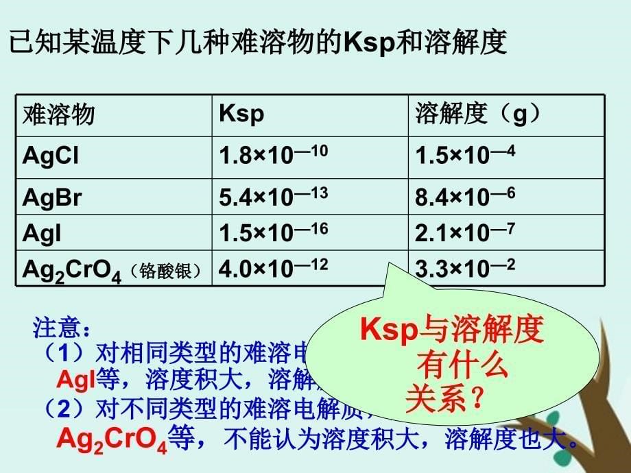 浙江省温州市高考化学总复习_专题 沉淀溶解平衡课件_第5页