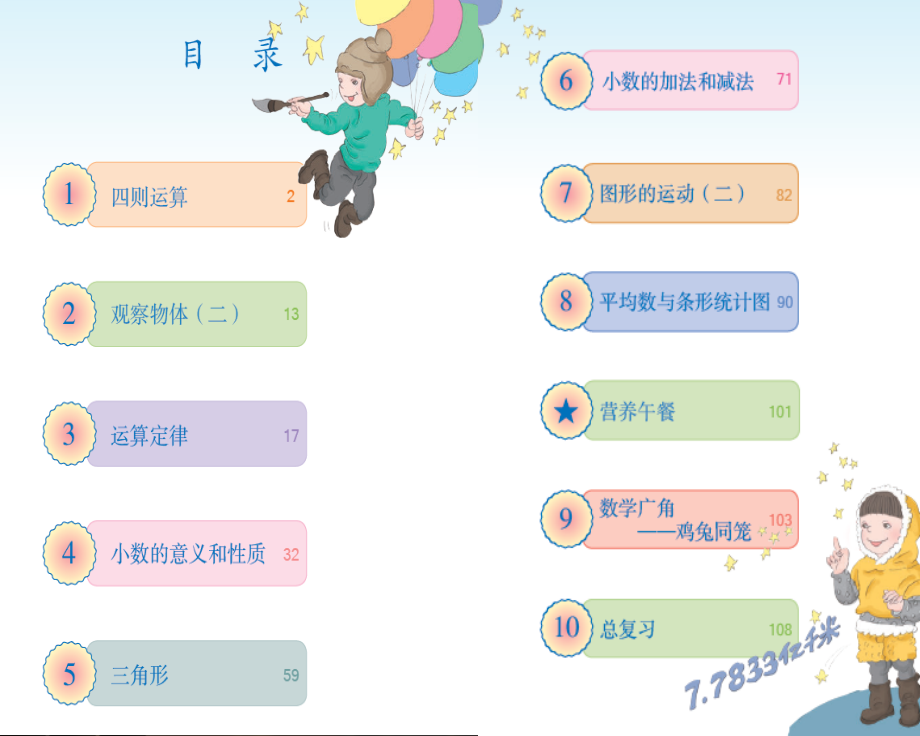 新人教版四年级下册数学教材 最新 解读课件_第2页