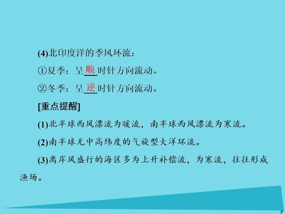 高三地理复习_第一部分 第三章 地球上的水 第二讲 大规模的海水运动课件_第5页