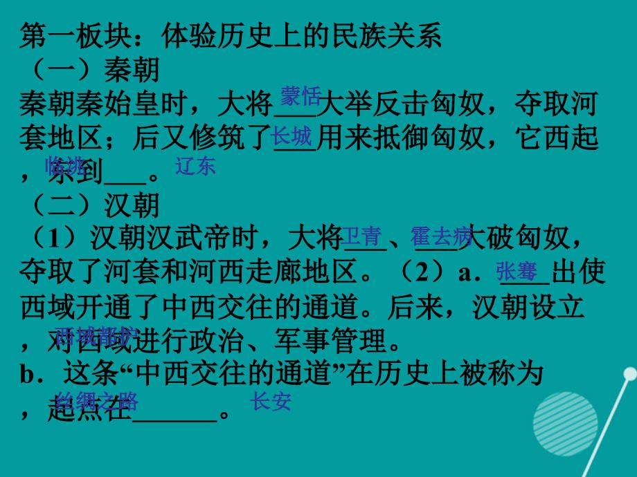 中考历史一轮总复习_第四单元 政权分立和民族融合课件_第4页