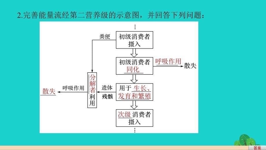 高中生物_第5章 生态系统及其稳定性 第2节 生态系统的能量流动课件 新人教版必修3_第5页