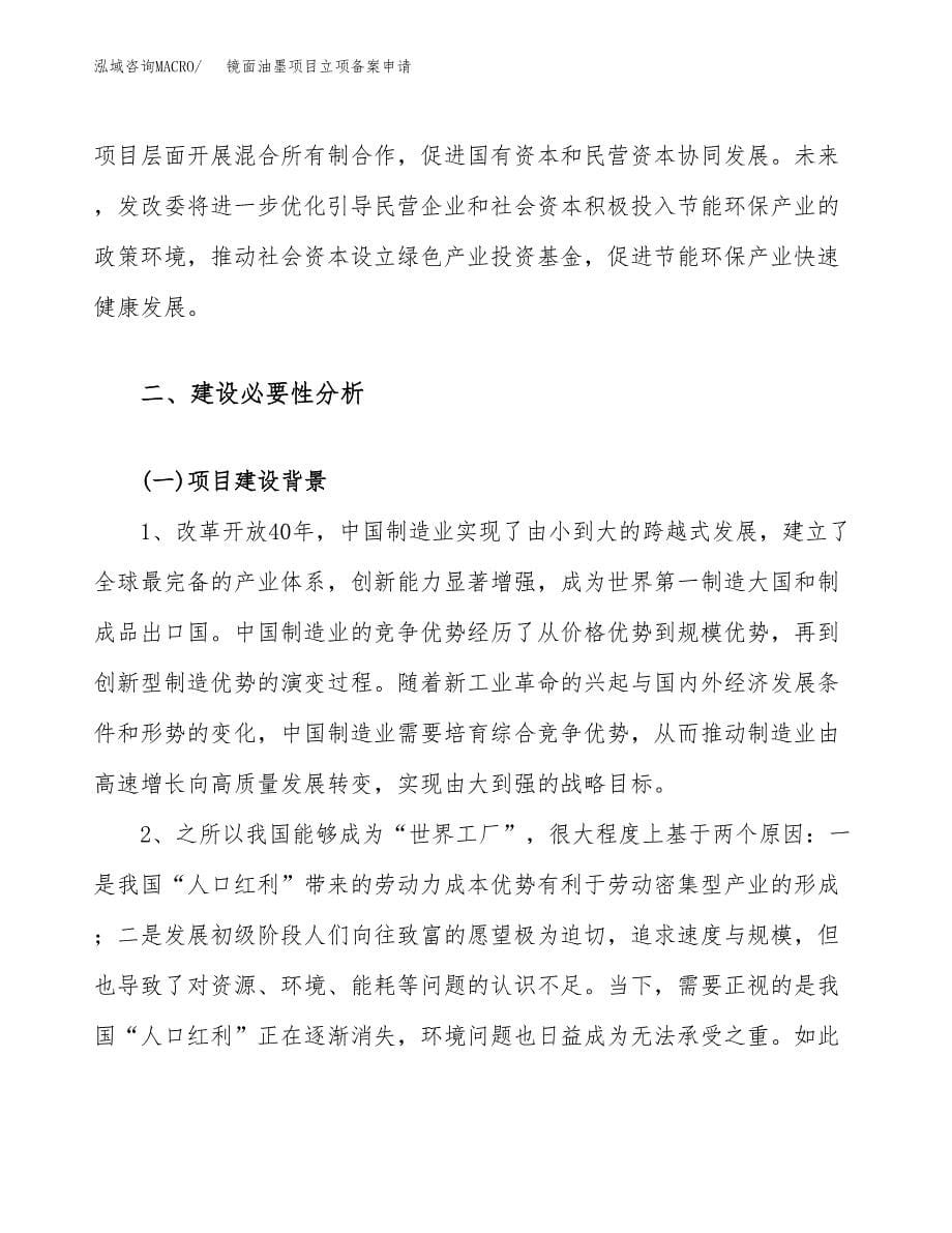 镜面油墨项目立项备案申请.docx_第5页