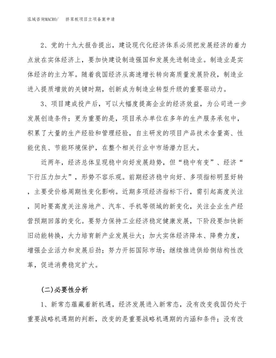 挤苯板项目立项备案申请.docx_第5页